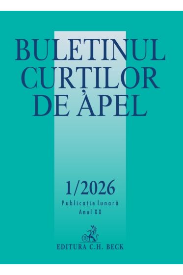 Buletinul Curților de Apel nr. 1/2026